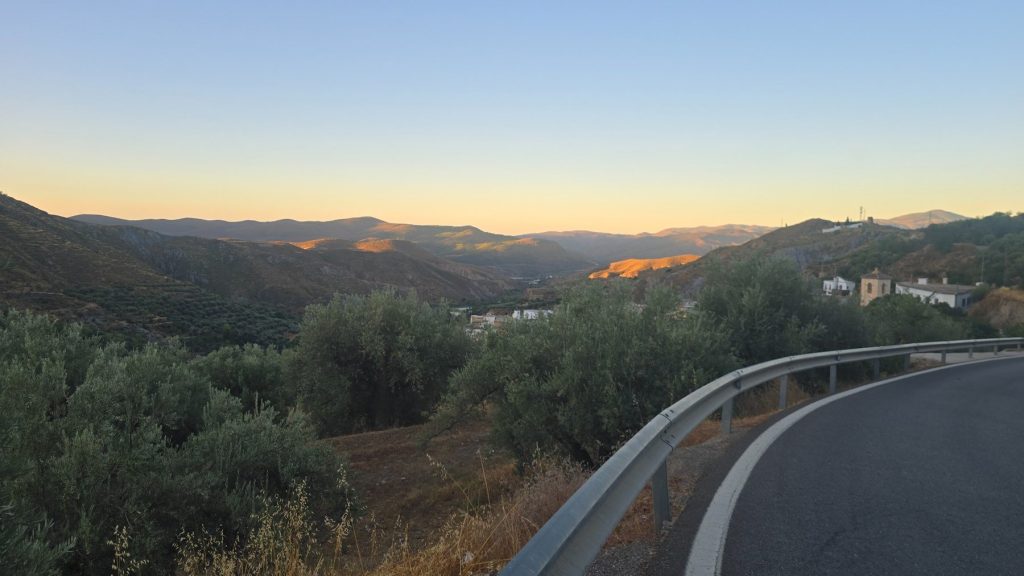 Mountain road in the eastern Alpujarra