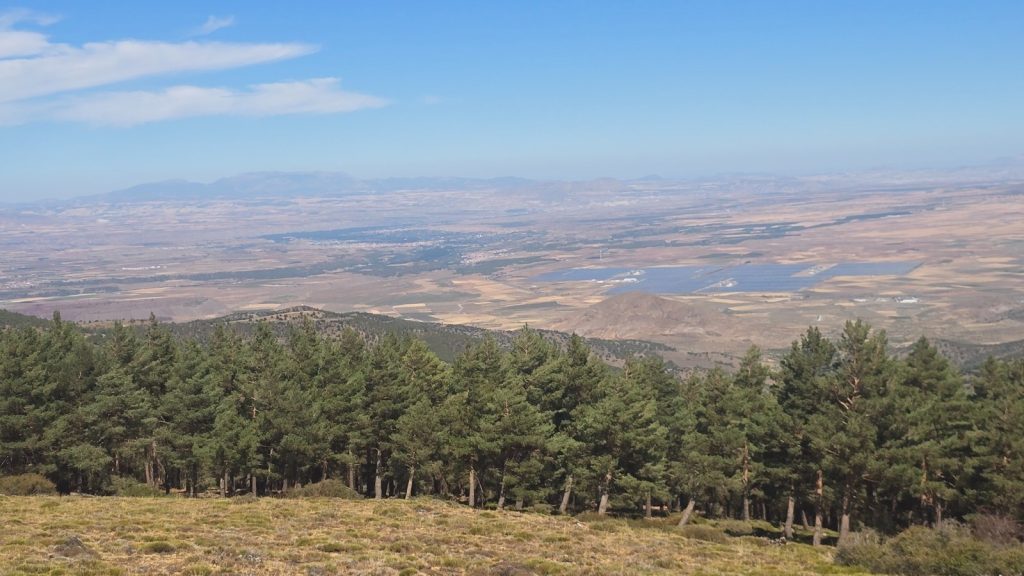 View from Puerto de la Ragua across eastern Andalucía