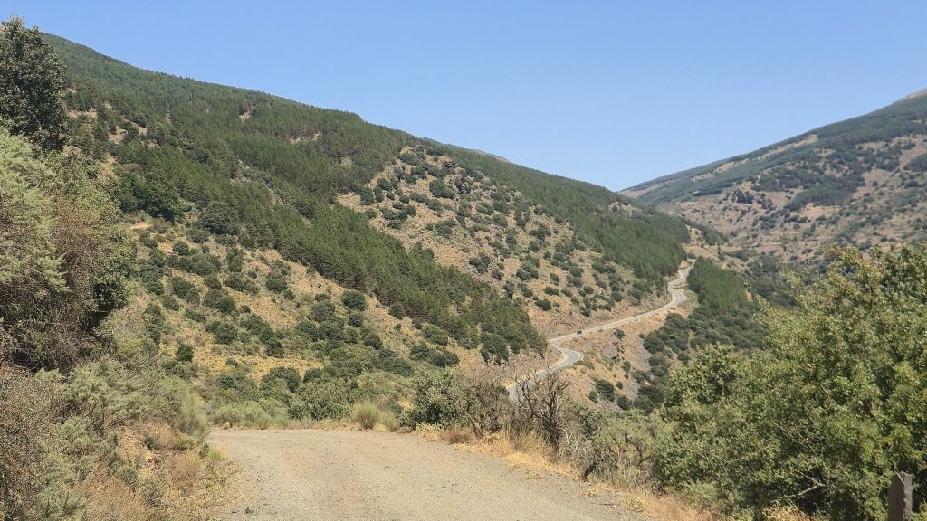 Mountain road near Puerto de la Ragua
