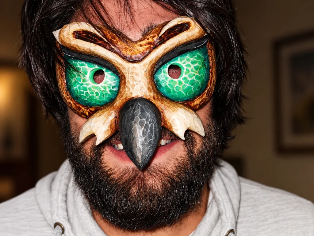 granada halloween owl mask costume edited